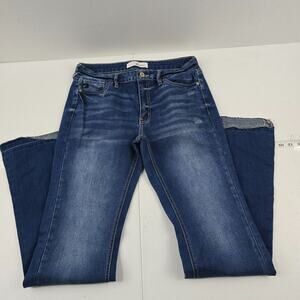 Kancan Heidi Mid Rise Flare Jeans blue‎ 9/28 denim womens 5380